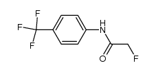 2-fluoro-4-(trifluoromethyl)-acetanilide结构式