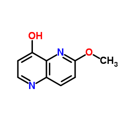 6-甲氧基-1H-1,5-萘啶-4-酮结构式