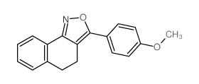 3-(4-methoxyphenyl)-4,5-dihydrobenzo[g][2,1]benzoxazole结构式