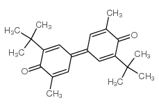 3,3'-二叔丁基-5,5'-二甲基二苯酚合苯醌结构式
