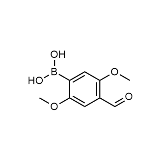 2,5-二甲氧基-4-甲酰基苯基硼酸结构式