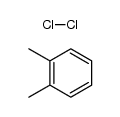 o-xylene compound with dichlorine (1:1) Structure