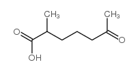 2-甲基-6-氧代庚酸结构式