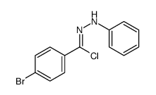 4-Bromobenzoyl chloride phenylhydrazone structure