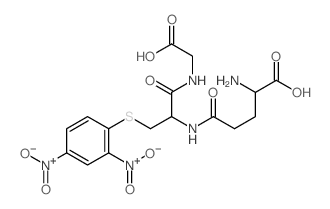 S-(2,4-二硝基苯基)-谷胱甘肽结构式