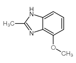 4-甲氧基-2-甲基苯并咪唑结构式