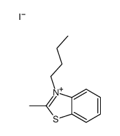 3-butyl-2-methyl-1,3-benzothiazol-3-ium,iodide结构式