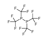 bis(trifluoromethyl)phosphanyl-bis(trifluoromethyl)phosphane Structure