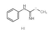 1-methylsulfanyl-N-phenyl-methanimidamide结构式