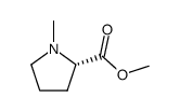 (S)-Methyl1-methylpyrrolidine-2-carboxylate结构式