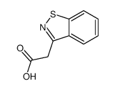 2-(苯并[d]异噻唑-3-基)乙酸结构式