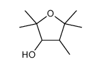 2,2,4,5,5-pentamethyloxolan-3-ol Structure