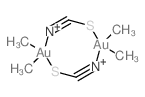 Gold, tetramethylbis[m-(thiocyanato-N:S)]di- (9CI) Structure