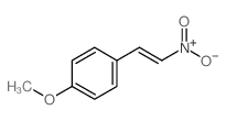 1-(4-甲氧苯基)-2-硝基乙烯结构式