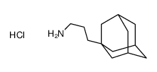 1-(3-氨基丙基)金刚烷盐酸盐结构式