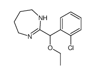 2-[(2-chlorophenyl)-ethoxymethyl]-4,5,6,7-tetrahydro-1H-1,3-diazepine Structure