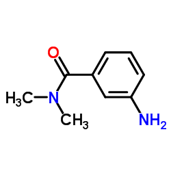 3-氨基-N,N-二甲基苯甲酰胺结构式