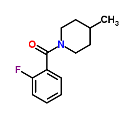 1-(2-Fluorobenzoyl)-4-Methylpiperidine Structure
