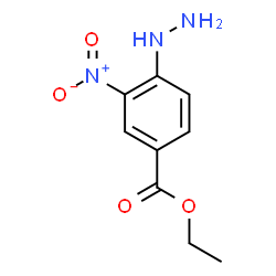 4-肼基-3-硝基苯甲酸乙酯结构式