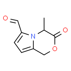 2-(5-Hydroxymethyl-2-formypyrrol-1-yl)propionic acid lactone Structure