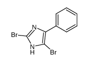 2,4-dibromo-5-phenyl-1(3)H-imidazole结构式