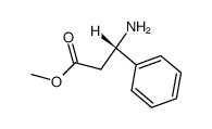 (S)-3-氨基-3-苯基丙酸甲酯结构式