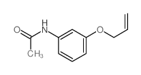 Acetamide,N-[3-(2-propen-1-yloxy)phenyl]-结构式