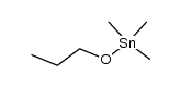 trimethyl-propoxytin Structure