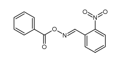 2-nitro-benzaldehyde-(O-benzoyl oxime ) Structure