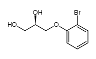 (R)-3-(2-bromo-phenoxy)-propane-1,2-diol结构式