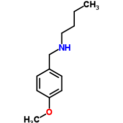 N-(4-甲氧基苄基)丁胺结构式