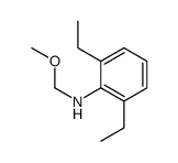 2,6-diethyl-N-(methoxymethyl)aniline结构式