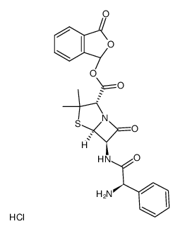 酞氨西林盐酸盐结构式