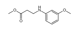 methyl 3-(3-methoxyanilino)propionate Structure