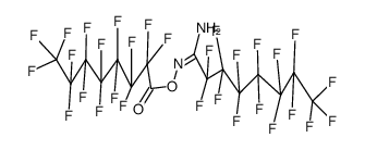pentadeca-C-fluoro-N-pentadecafluorooctanoyloxy-octanimidic acid amide结构式