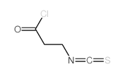 3-isothiocyanatopropanoyl chloride结构式