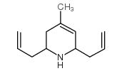 2,6-二丙烯基-4-甲基-1,2,3,6-四氢吡啶结构式