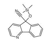 5-((trimethylsilyl)oxy)-5H-indeno[1,2-b]pyridine-5-carbonitrile Structure