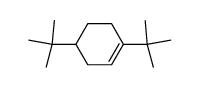 1,4-di-tert-butylcyclohexene结构式