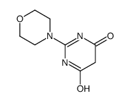 2-Morpholino-4,6(1H,5H)-pyrimidinedione结构式
