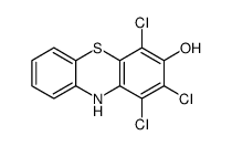 1,2,4-trichloro-10H-phenothiazin-3-ol结构式