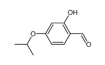 4-异丙氧基水杨醛结构式