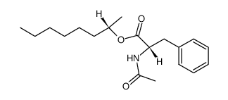 N-acetyl-L-phenylalanine 2-octyl ester Structure