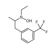 N-ethyl-N-[1-[3-(trifluoromethyl)phenyl]propan-2-yl]hydroxylamine结构式