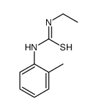 1-ethyl-3-(2-methylphenyl)thiourea结构式