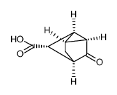 (1R,2S,3S,4S,6R)-rel-5-氧代三环[2.2.1.02,6]庚烷-3-甲酸结构式