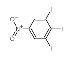 1,2,3-triiodo-5-nitro-benzene structure