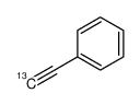 苯乙炔-2-13C结构式