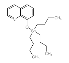 三丁基(8-奎并唑氧基)锡结构式