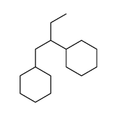 1,1'-(1-Ethyl-1,2-ethanediyl)biscyclohexane Structure
